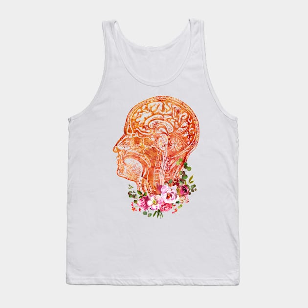 Human head Tank Top by erzebeth